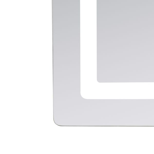 Дзеркало Lidz Kubis (KU2) 900х700 з LED-підсвічуванням Touch, з антизапотіванням, з димером, рег. яскравості LD78LF90448452 SD00054576 фото