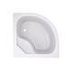 Душова кабіна Latwa SC80x80.SAT.HIGH.FR полукругла, скло Frost 4 мм + Душовий піддон KAPIELKA ST80x80x41, з панеллю Lidz SD00050787 фото 9