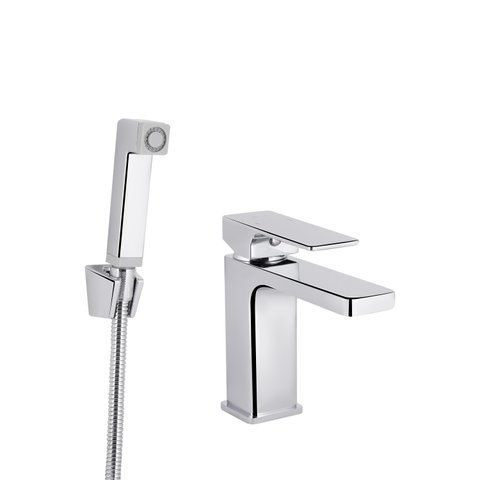 Змішувач для раковини Qtap Gemini (з гігієнічним душем) QTGEM272CRM45689 Chrome SD00051813 фото
