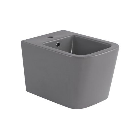 Біде підвісне Qtap Tern 520x350x330 мм, Stone grey QT17551303GSG SD00054293 фото