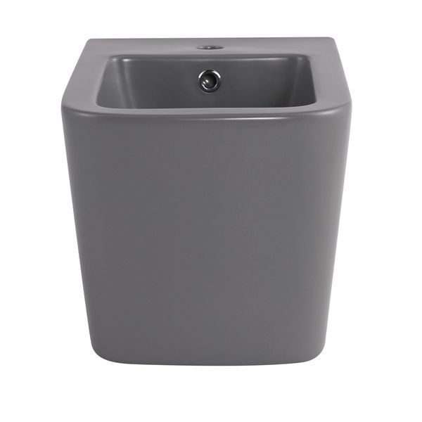 Біде підвісне Qtap Tern 520x350x330 мм, Stone grey QT17551303GSG SD00054293 фото