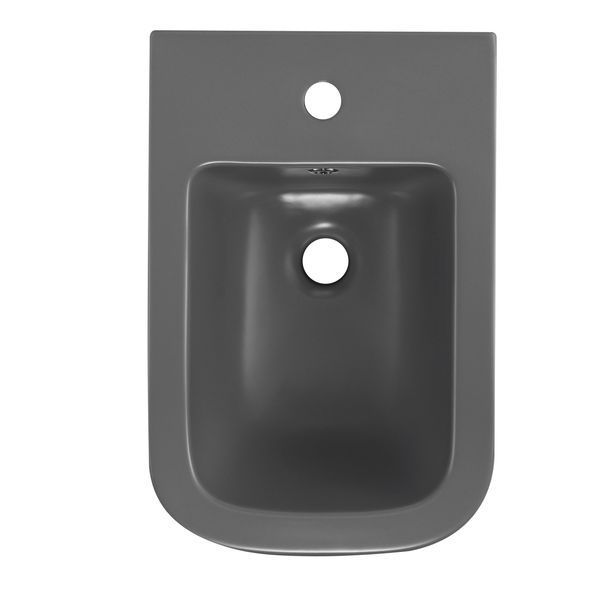 Біде підвісне Qtap Tern 520x350x330 мм, Stone grey QT17551303GSG SD00054293 фото