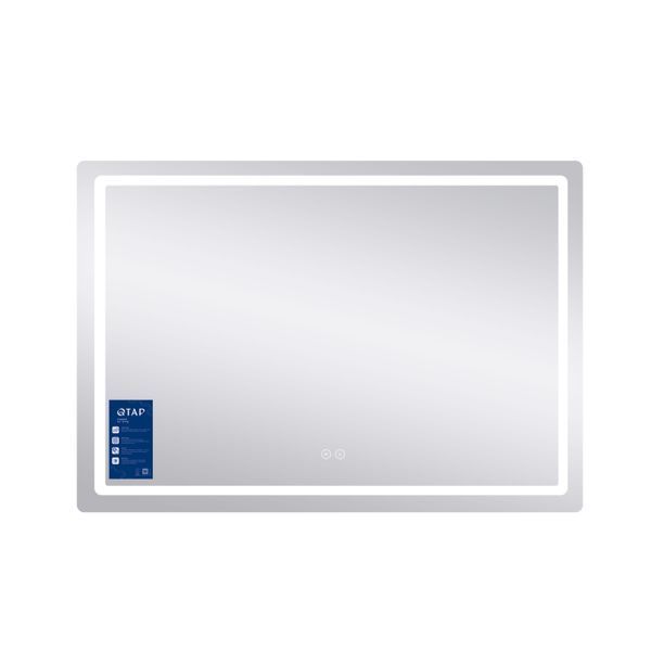 Дзеркало Qtap Mideya 1000х700 з LED-підсвічуванням Touch, з антизапотіванням, димером QT2078NCF10070W SD00051751 фото