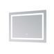 Дзеркало Lidz Kubis (KU2) 800х600 з LED-підсвічуванням Touch, з антизапотіванням, з димером, рег. яскравості LD78LF9048060 SD00054570 фото 5