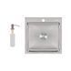 Мийка для кухні інтегрована Lidz Handmade H5050 (LDH5050BRU35375) Brushed Steel 3,0/1,0 мм SD00041479 фото 1