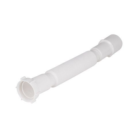 Гнучка труба Lidz (WHI) 60 01 G002 00&nbsp;з накидною гайкою&nbsp;1 1/2"&nbsp;довжина&nbsp;600&nbsp;мм SD00042773 фото