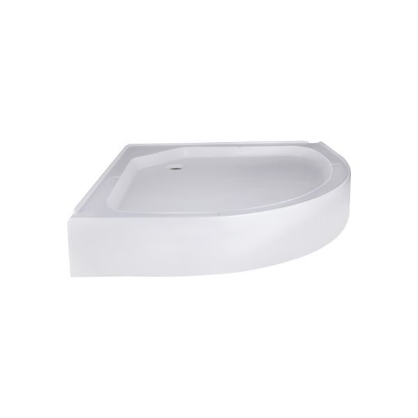 Душова кабіна Lidz Latwa SC80x80.SAT.LOW.FR, скло Frost 4 мм + Lidz Душовий піддон KAPIELKA ST80x80x15 SD00051437 фото