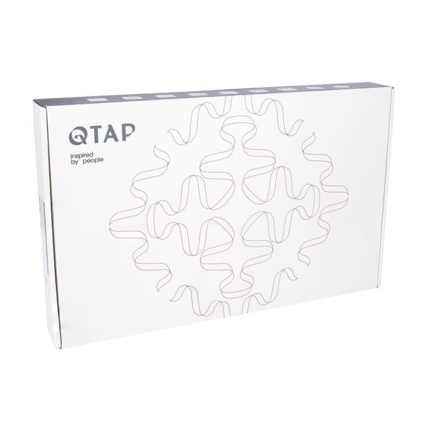 Змішувач для кухні Qtap Vlasta New з гнучким виливом з підключенням для питної води QTVLA364GMB45649 Gunmetal Black PVD SD00051773 фото