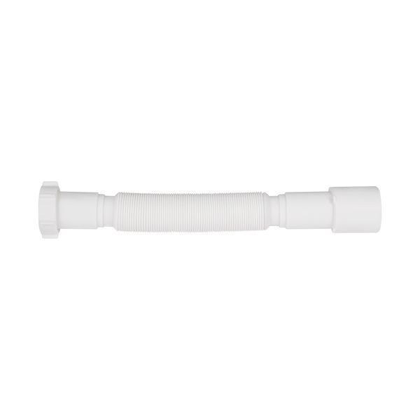 Гнучка труба Lidz (WHI) 60 01 G002 00&nbsp;з накидною гайкою&nbsp;1 1/2"&nbsp;довжина&nbsp;600&nbsp;мм SD00042773 фото