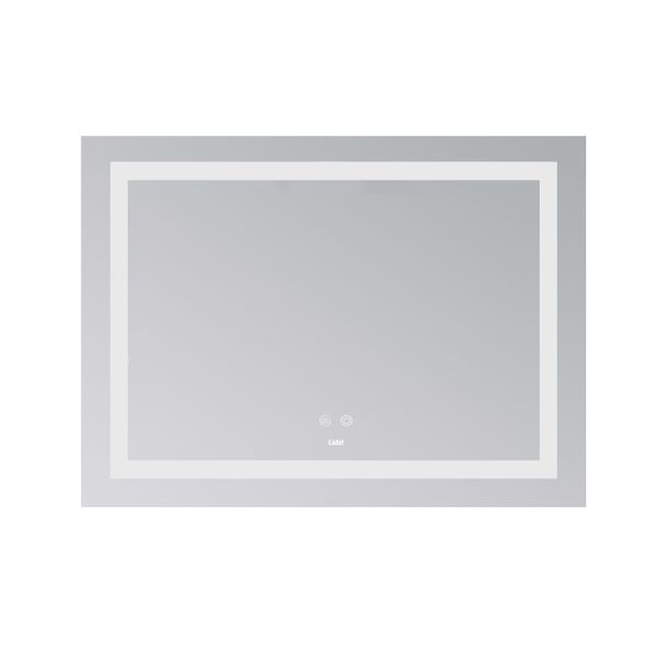 Дзеркало Lidz Kubis (KU1) 900х700 з LED-підсвічуванням Touch, з антизапотіванням, з димером, рег. яскравостіLD78LF9049070 SD00054575 фото