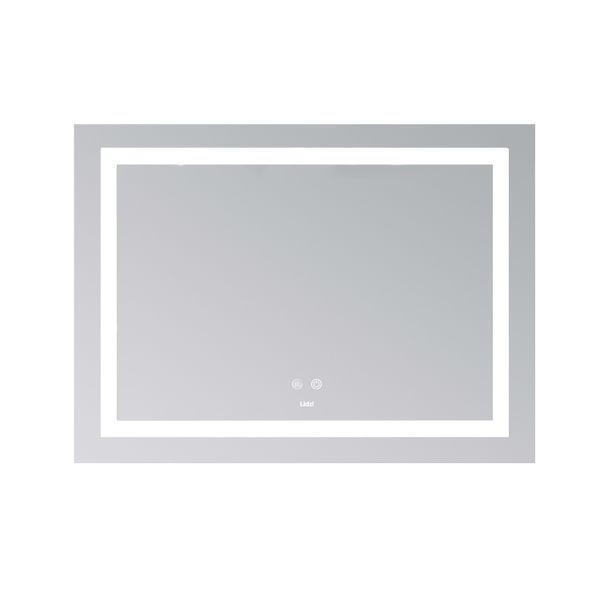 Дзеркало Lidz Kubis (KU1) 900х700 з LED-підсвічуванням Touch, з антизапотіванням, з димером, рег. яскравостіLD78LF9049070 SD00054575 фото