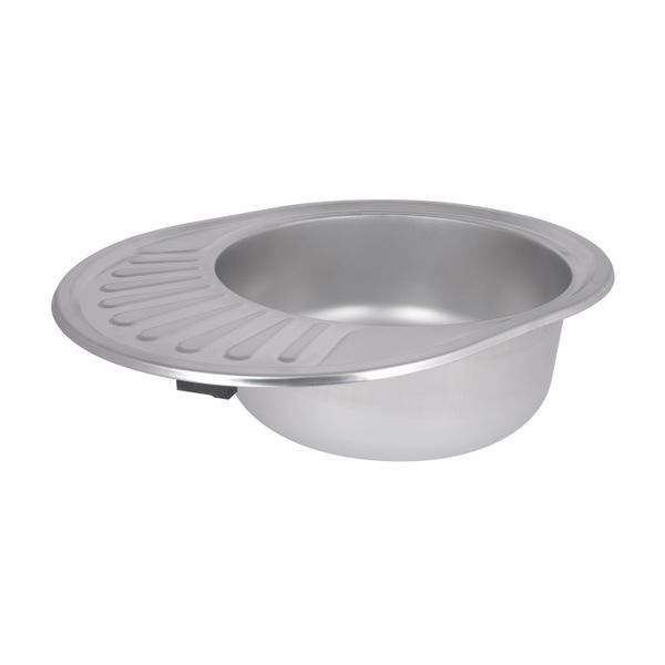 Кухонна мийка Brinex 5745 0,8 мм Satin (BRIN5745SAT08) SD00054088 фото