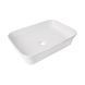 Раковина накладна Qtap Virgo N прямокутна без донного клапана WHITE QT18116308W SD00052613 фото 1