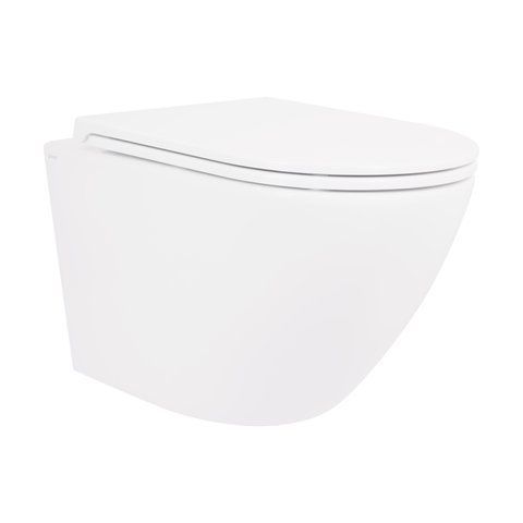Унітаз підвісний Qtap Robin безобідковий з сідінням Soft-close QT1333046ENRW SD00033009 фото