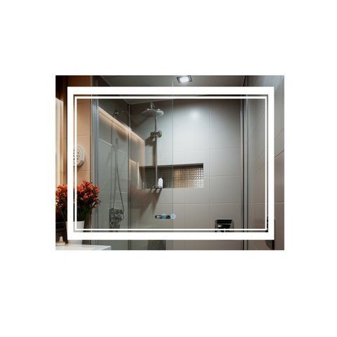 Дзеркало Qtap Cardinal (CA1) 1000х800 з LED-підсвічуванням Touch, з антизапотіванням, з димером, рег. темп. кольору (3000-6500K) QT0478C10080 SD00052327 фото