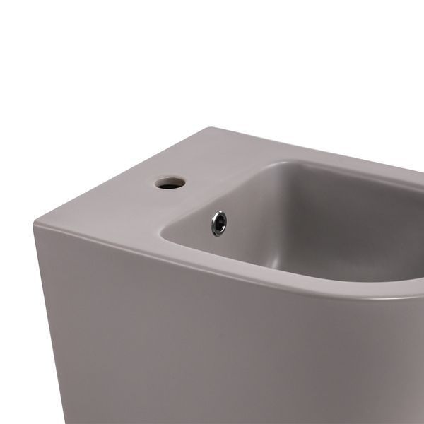 Біде підвісне Qtap Robin 515x370x350 мм, Stone grey QT13551381GSG SD00054285 фото