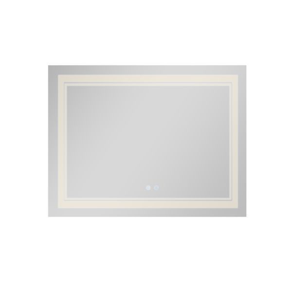 Дзеркало Qtap Cardinal (CA1) 1000х800 з LED-підсвічуванням Touch, з антизапотіванням, з димером, рег. темп. кольору (3000-6500K) QT0478C10080 SD00052327 фото