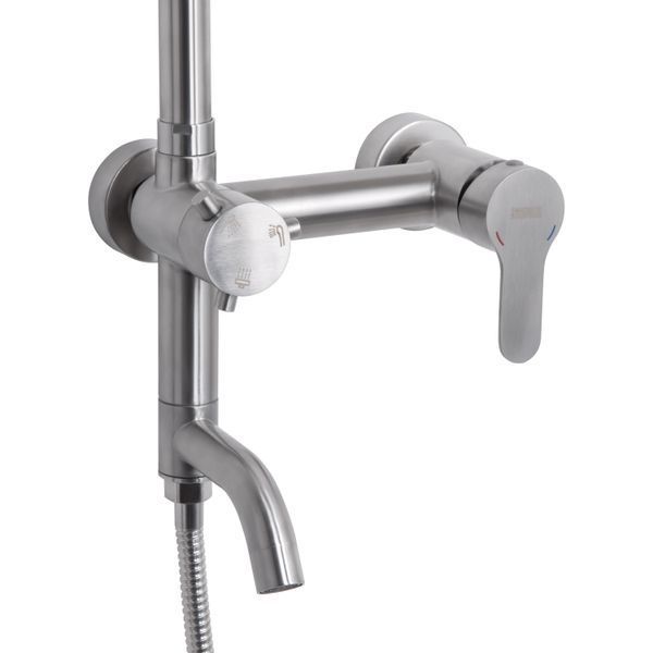 Душова система універсальна Brinex Pure 1030 на 3 споживача Nickel BRIPUR1030NKL SD00053186 фото