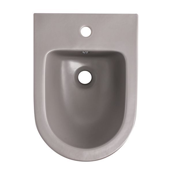Біде підвісне Qtap Robin 515x370x350 мм, Stone grey QT13551381GSG SD00054285 фото