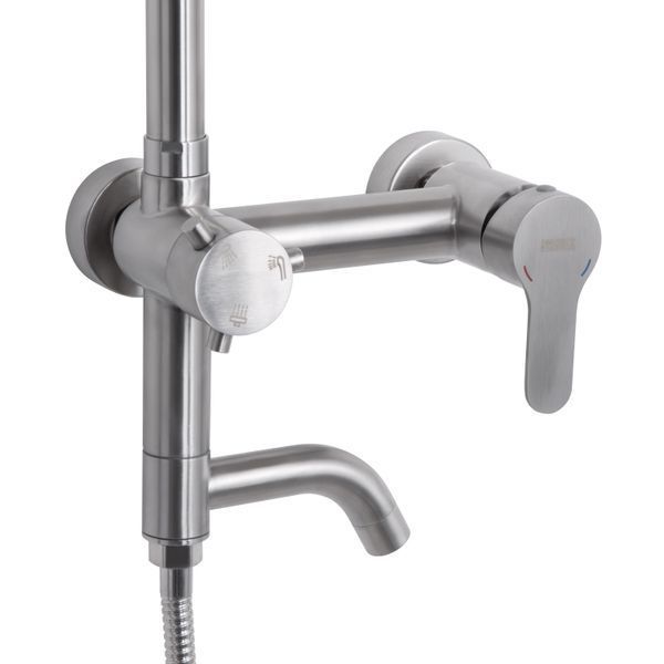 Душова система універсальна Brinex Pure 1030 на 3 споживача Nickel BRIPUR1030NKL SD00053186 фото