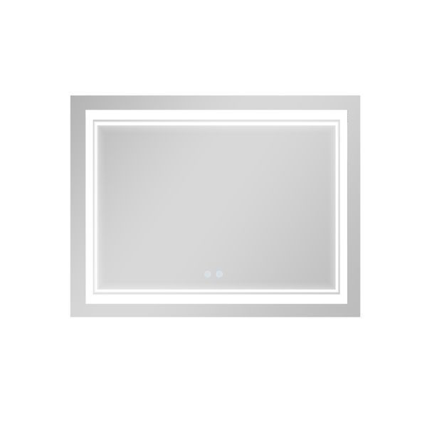 Дзеркало Qtap Cardinal (CA1) 1000х800 з LED-підсвічуванням Touch, з антизапотіванням, з димером, рег. темп. кольору (3000-6500K) QT0478C10080 SD00052327 фото