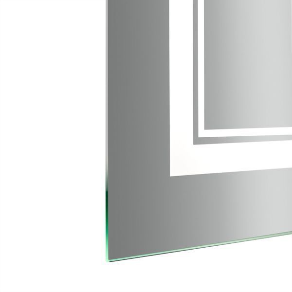 Дзеркало Qtap Cardinal (CA1) 1000х800 з LED-підсвічуванням Touch, з антизапотіванням, з димером, рег. темп. кольору (3000-6500K) QT0478C10080 SD00052327 фото
