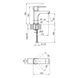 Змішувач для раковини Qtap Lipno QTLIPNO1023101G Graphite SD00044008 фото 2