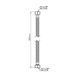 Шланг для води Thermo Alliance Standart 30 см NYLON 1/2"x1/2" ВВ TAS387W30 SD00052976 фото 2
