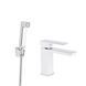 Змішувач для раковини Qtap Gemini (з гігієнічним душем) QTGEM272CRW45691 Chrome/White SD00051815 фото 1