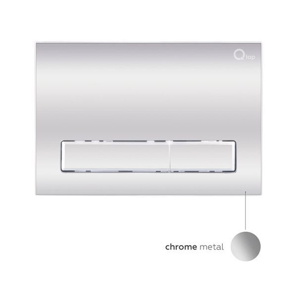 Готове рішення Qtap для ванної кімнати: підвісний унітаз Jay Rimless 520х360х320 + комплект інсталяції Nest 4 в 1 (лінійна клавіша Chrome) SD00043000 фото
