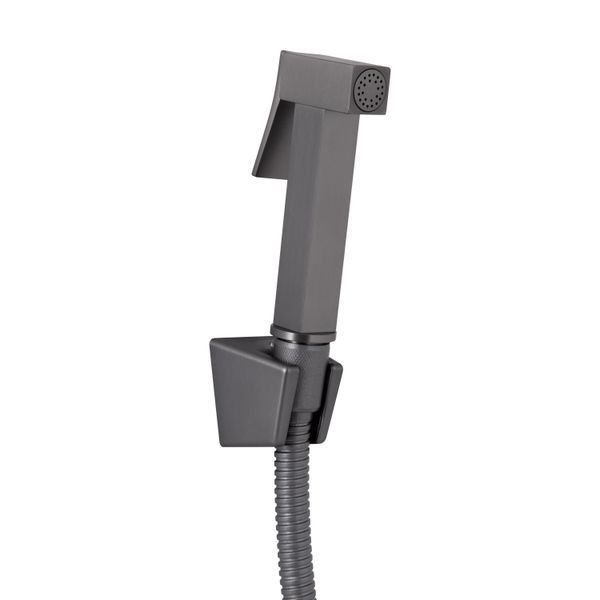 Змішувач для раковини Qtap Gemini (з гігієнічним душем) QTGEM272GMB45692 Gunmetal Black PVD SD00051816 фото