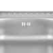 Кухонна мийка Brinex 6060-R 0,6 мм Satin (BRIN6060RSAT06) SD00054107 фото 6