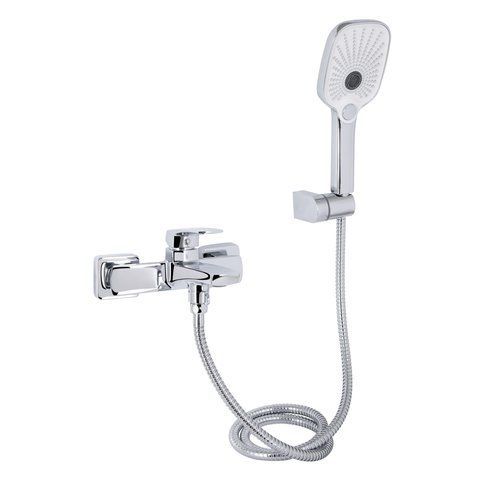 Змішувач для ванни Qtap Tern (c душевым гарнитуром) QTTER259CRM47586 Chrome SD00053710 фото