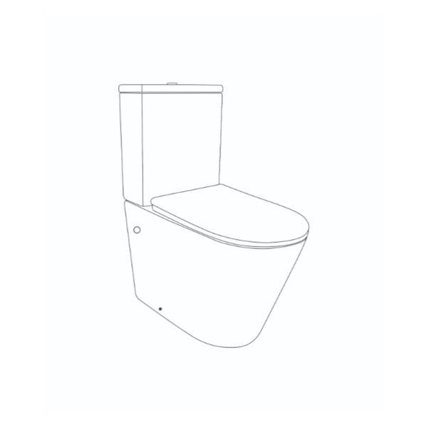 Унітаз підлоговий Qtap Swan Ultra Quiet з сидінням Soft-close 640x360x835 мм QT16222182TW White SD00053263 фото