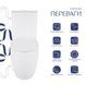 Унітаз підлоговий Qtap Robin New Ultra Quiet безобідковий з сидінням Soft-close WHITE QT13226083AW SD00052565 фото 3