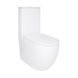 Унітаз підлоговий Qtap Robin New Ultra Quiet безобідковий з сидінням Soft-close WHITE QT13226083AW SD00052565 фото 1