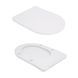 Унітаз підлоговий Qtap Robin New Ultra Quiet безобідковий з сидінням Soft-close WHITE QT13226083AW SD00052565 фото 8