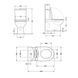Унітаз підлоговий Qtap Swan Ultra Quiet з сидінням Soft-close 640x360x835 мм QT16222182TW White SD00053263 фото 3