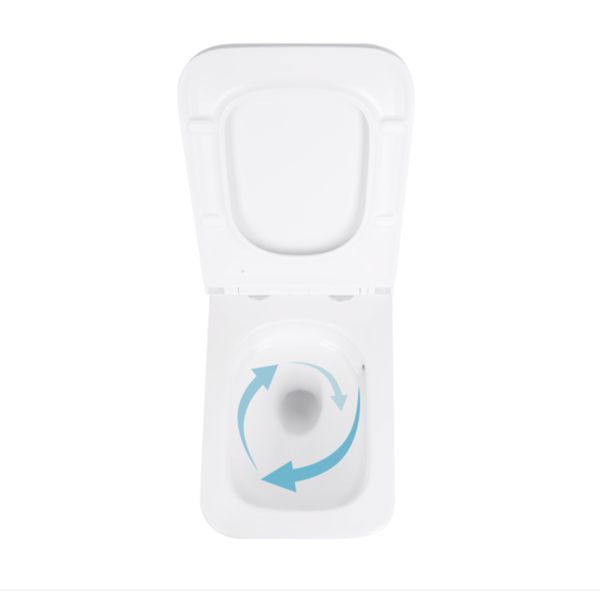 Унітаз підвісний Qtap Gemini безободковий з сидінням Soft-close QT2533076EUQW SD00051554 фото