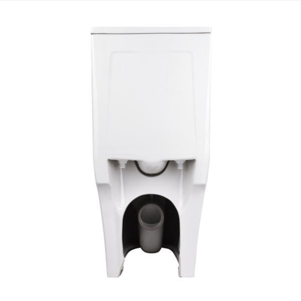 Унітаз-моноблок підлоговий Qtap Swan Ultra Quiet безобідковий з сидінням Soft-close WHITE QT16226080AW SD00052582 фото