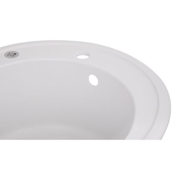 Кухонна мийка Lidz D510/200 WHI-01 (LIDZWHI01D510200) SD00039821 фото