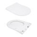 Унітаз-моноблок підлоговий Qtap Swan Ultra Quiet безобідковий з сидінням Soft-close WHITE QT16226080AW SD00052582 фото 8