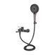 Змішувач для ванни Qtap Slavonice (з душовим гарнітуром) QTSLV259GMB48035 Gunmetal Black PVD SD00054159 фото 2