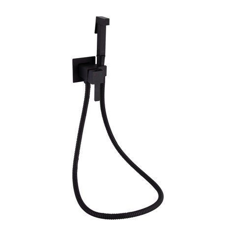 Набор для гігієнічного душу Qtap Inspai-Varius прямокутний QT259710842859NB Black Matt SD00048969 фото