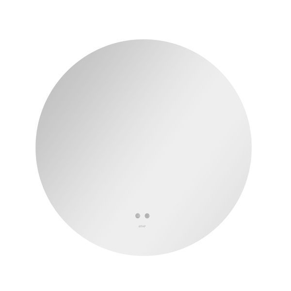 Дзеркало Qtap Taurus R800 з LED-підсвічуванням Touch, з антизапотіванням, з димером, рег. темп. кольору (3000-6500K) QT2478R807 SD00052315 фото