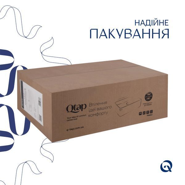 Раковина Qtap Leo 430x285x160 White QT11111008LW SD00052900 фото