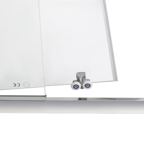 Душові двері в нішу Qtap Taurus CRM209-1.C6 90-100x200 см, скло Clear 6 мм, покриття CalcLess SD00045295 фото