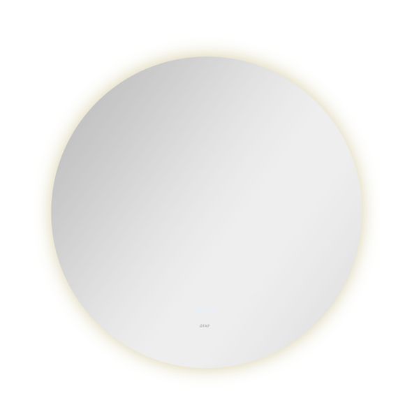 Дзеркало Qtap Taurus R800 з LED-підсвічуванням Touch, з антизапотіванням, з димером, рег. темп. кольору (3000-6500K) QT2478R807 SD00052315 фото