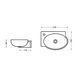 Раковина Qtap Leo 430x285x160 White QT11111008LW SD00052900 фото 2