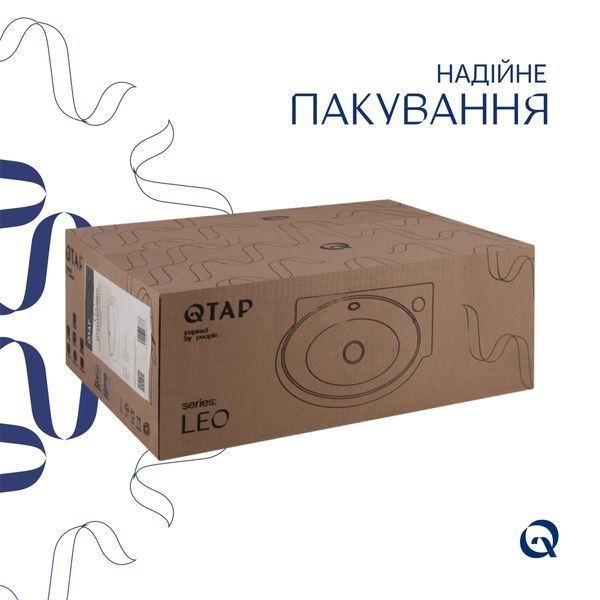 Раковина Qtap Leo 430x285x160 White QT11111008RW SD00052901 фото